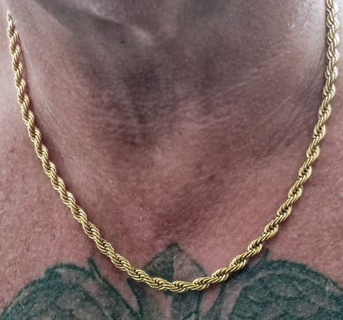 Customer photo review of Figaro Chain Gold | 5mm