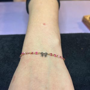 Customer photo review of Pink Multi Color Enamel Chain, GP112