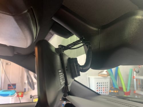 Customer photo review of Universal Bracket for Mirror Dash Camera