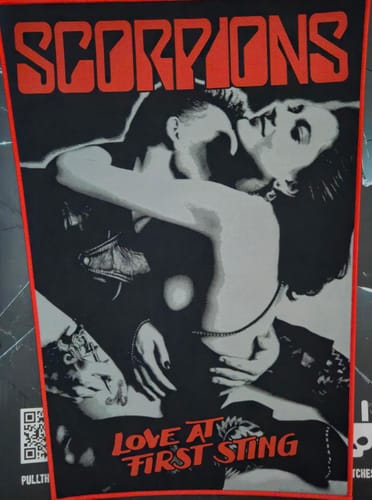 Customer photo review of Scorpions - Love At First Sting - Backpatch