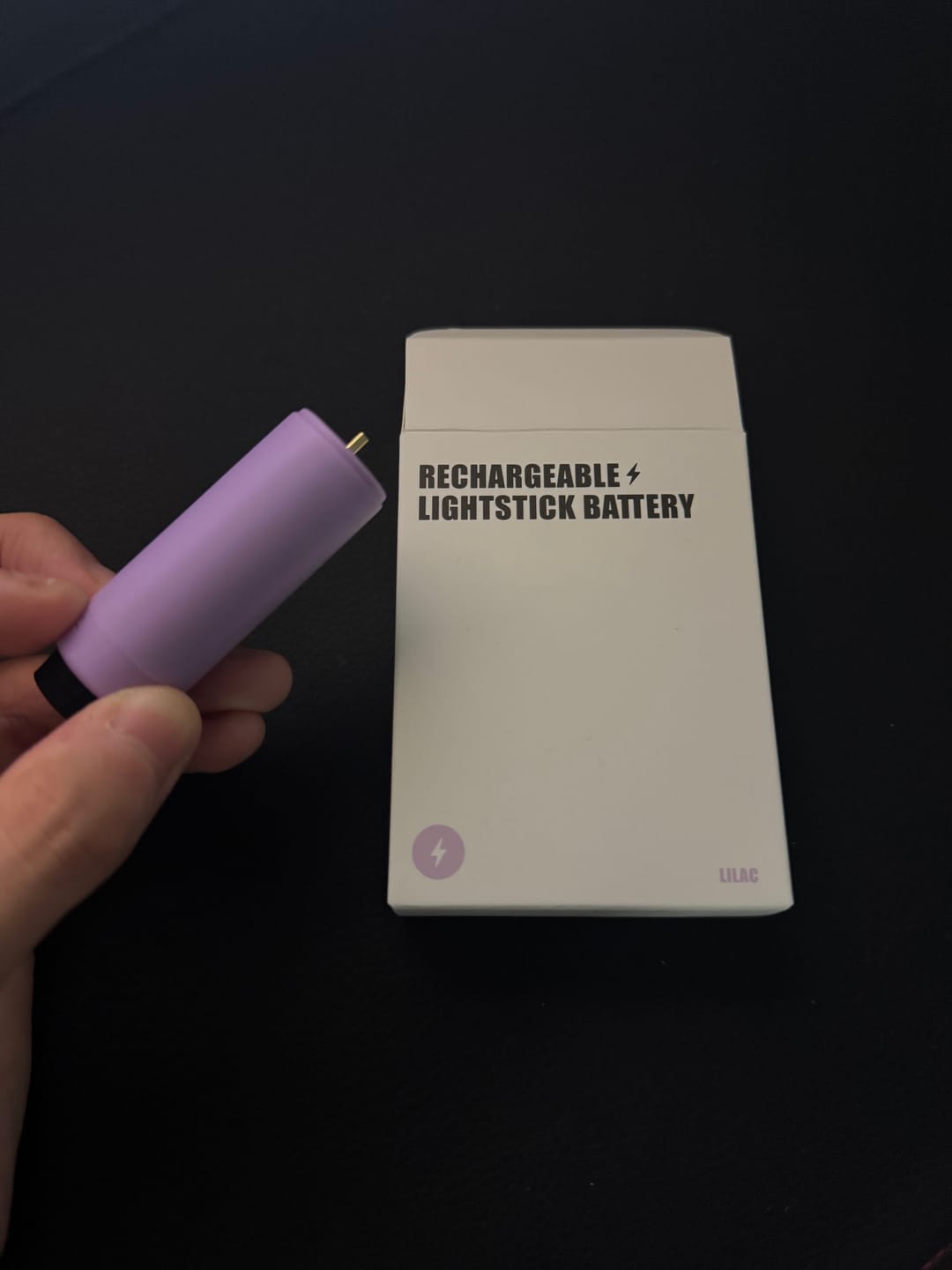 Customer photo review of RECHARGEABLE LIGHTSTICK BATTERY 1.0 VER