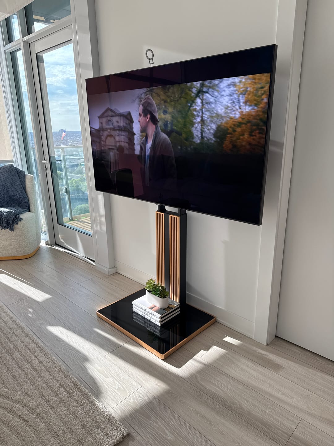 Customer photo review of Cantor FT78 TV Stand