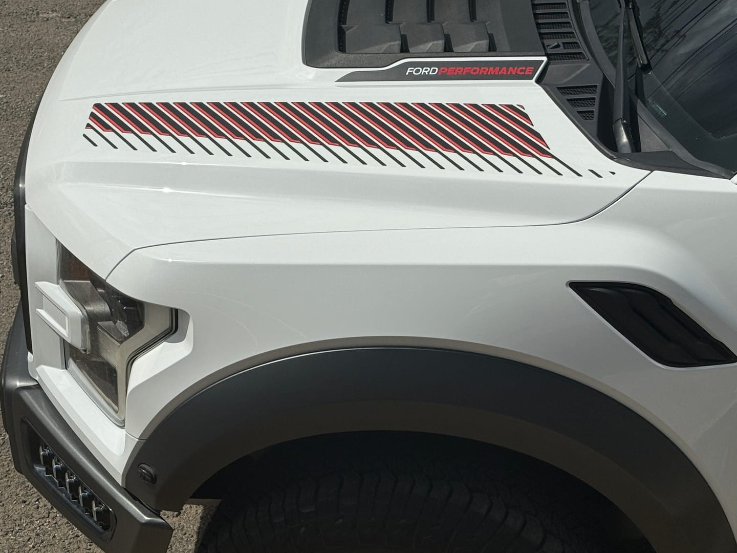 Customer photo review of 2024 F-150 Raptor Bedside Decal Full Set Fits 21-24