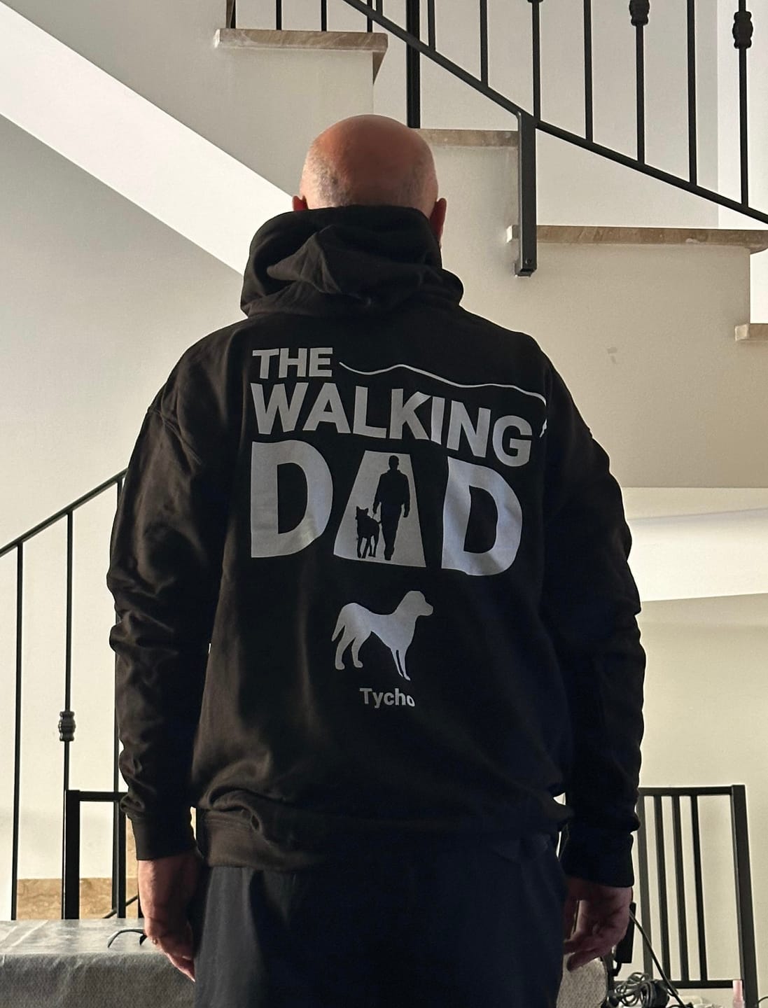 Customer photo review of The Walking Dad - Felpa personalizzata