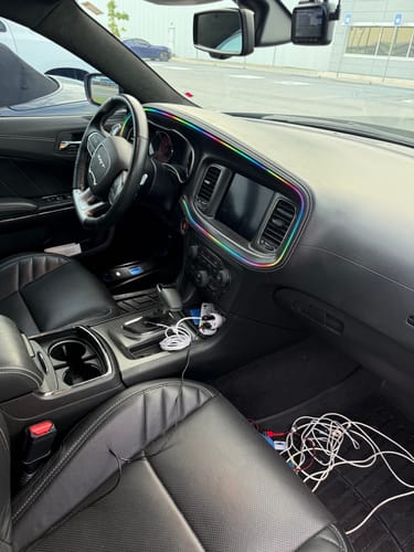 Customer photo review of Flow Series Interior Trim Fiber optic Light Kit | 2–8pc Custom Setup