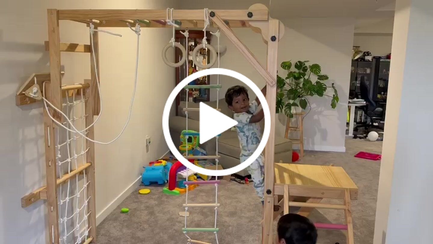 Customer video review of Grove- Indoor Jungle Gym