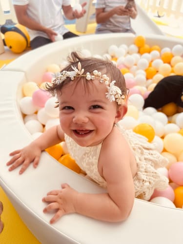 Customer photo review of Crochet Boho Romper