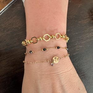 Customer photo review of 3mm Birthstone Charm, CH29