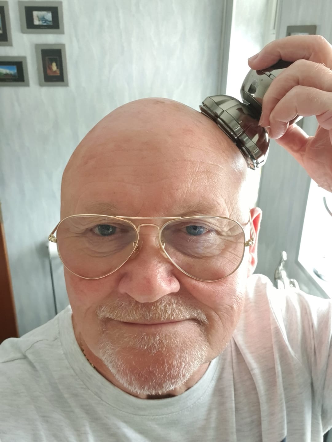 Customer photo review of Trimpod 3.0: The Ultimate Shaver for Bald Men