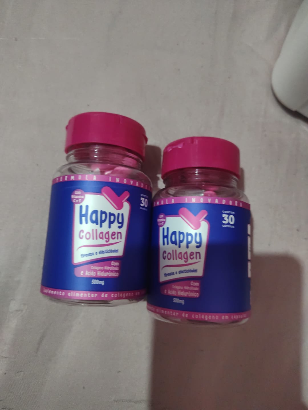 Customer photo review of Happy Collagen 2 Potes