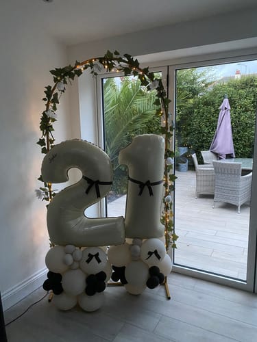 Catherine M. review of Balloon 2 Number Deluxe Display image 1 out of 1