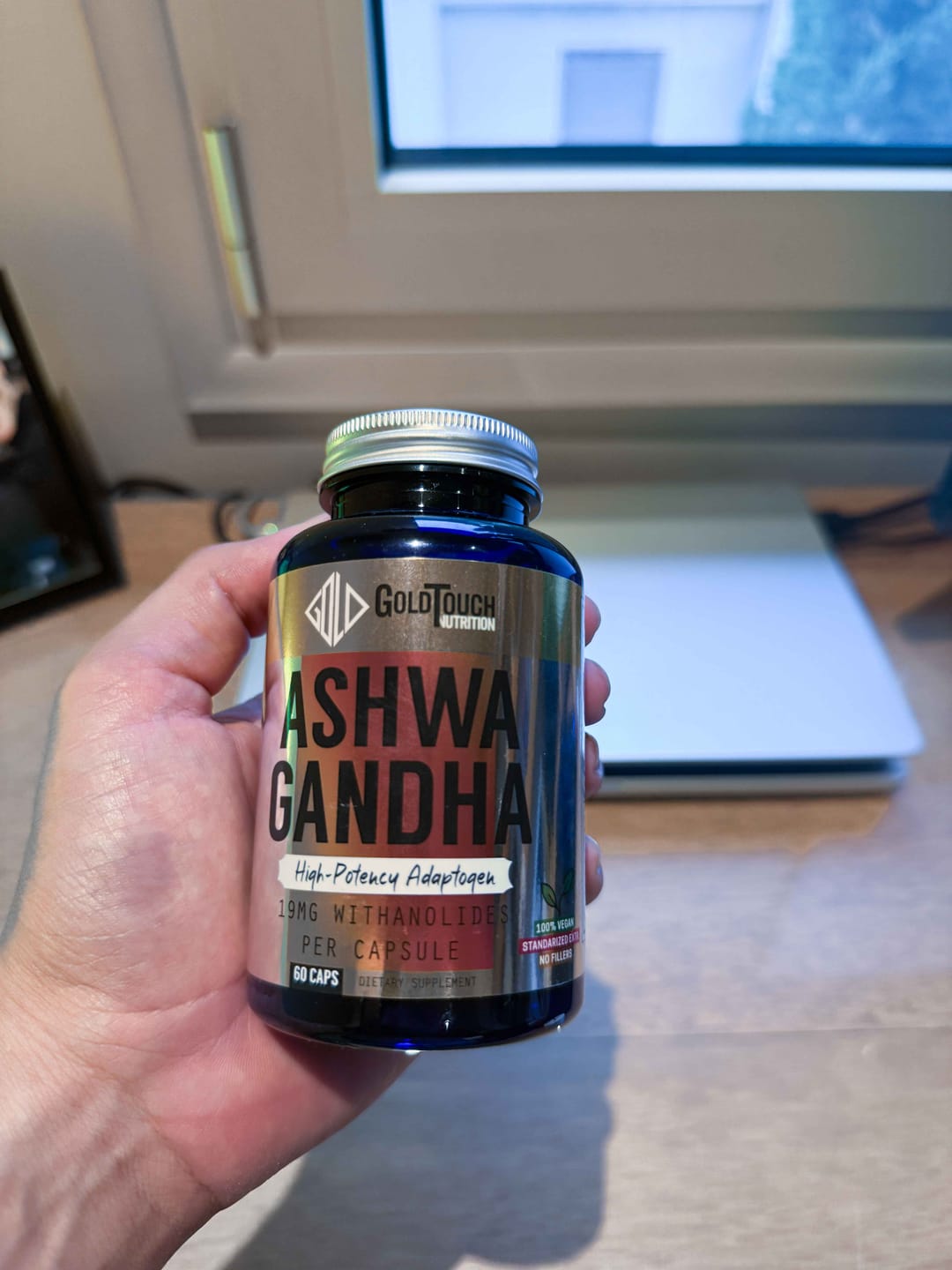 Customer photo review of Ashwagandha 60 caps -Gold touch nutrition