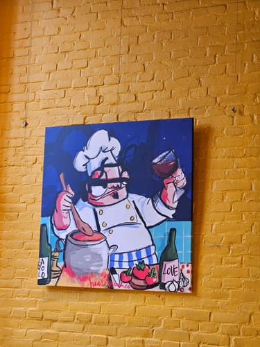 Customer photo review of Wine for dinner, mad chef