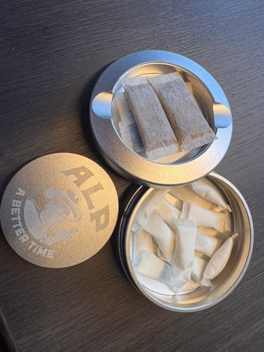 Customer photo review of Coffee Break Caffeine Pouches