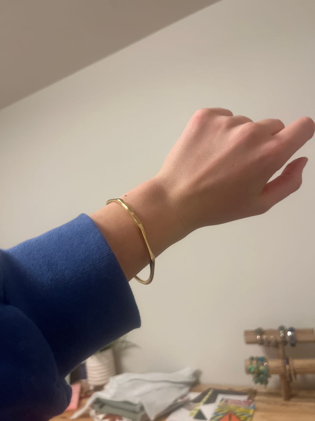 Customer photo review of Bamboo Bangle