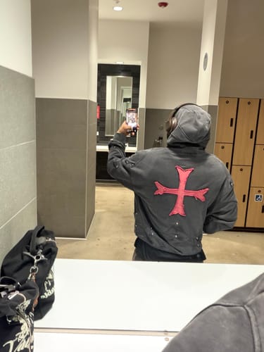 Customer photo review of Crusader Armor Hoodie