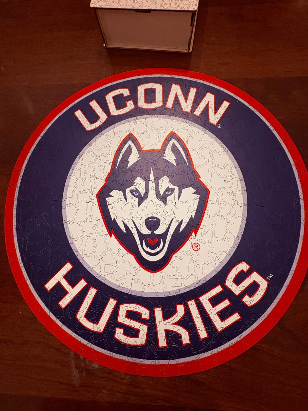 Customer photo review of University of Connecticut - Wooden Puzzle