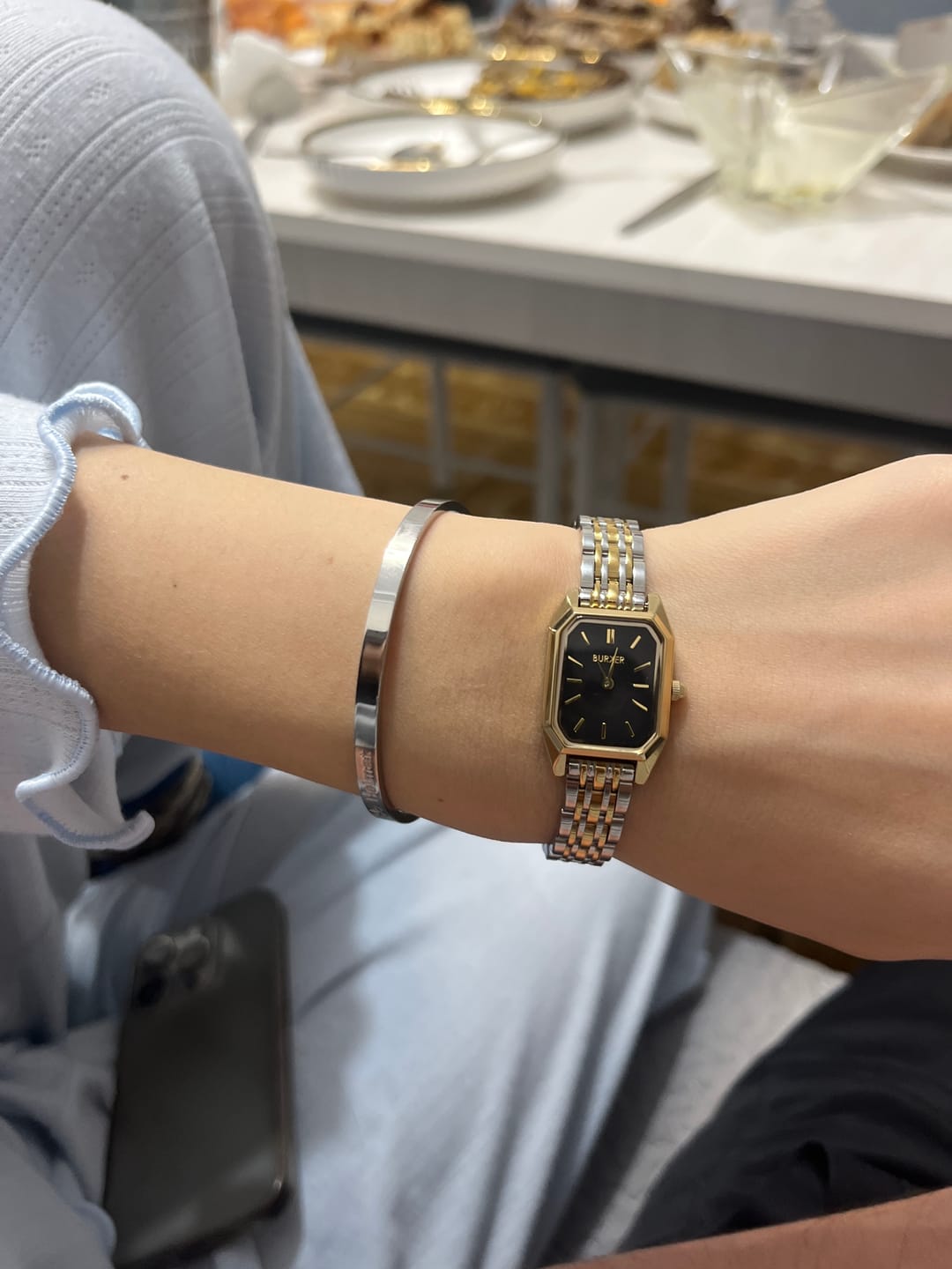 Customer photo review of Isabell Petite Black Gold Silver