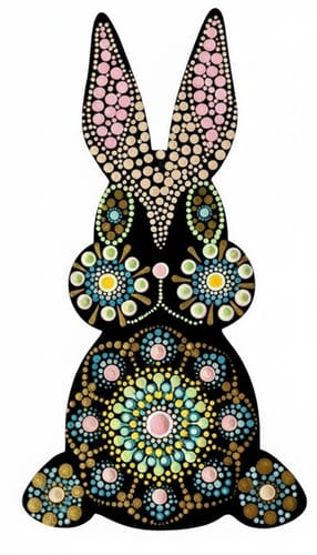 Customer photo review of Unfinished Sitting Bunny Shape | Easter | DIY Craft Cutout | up to 46" DIY