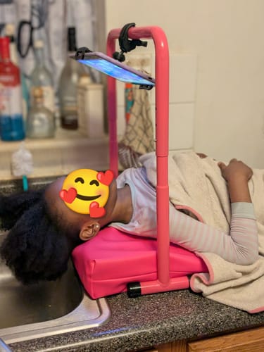 Customer photo review of Shampoo Mat® Mini