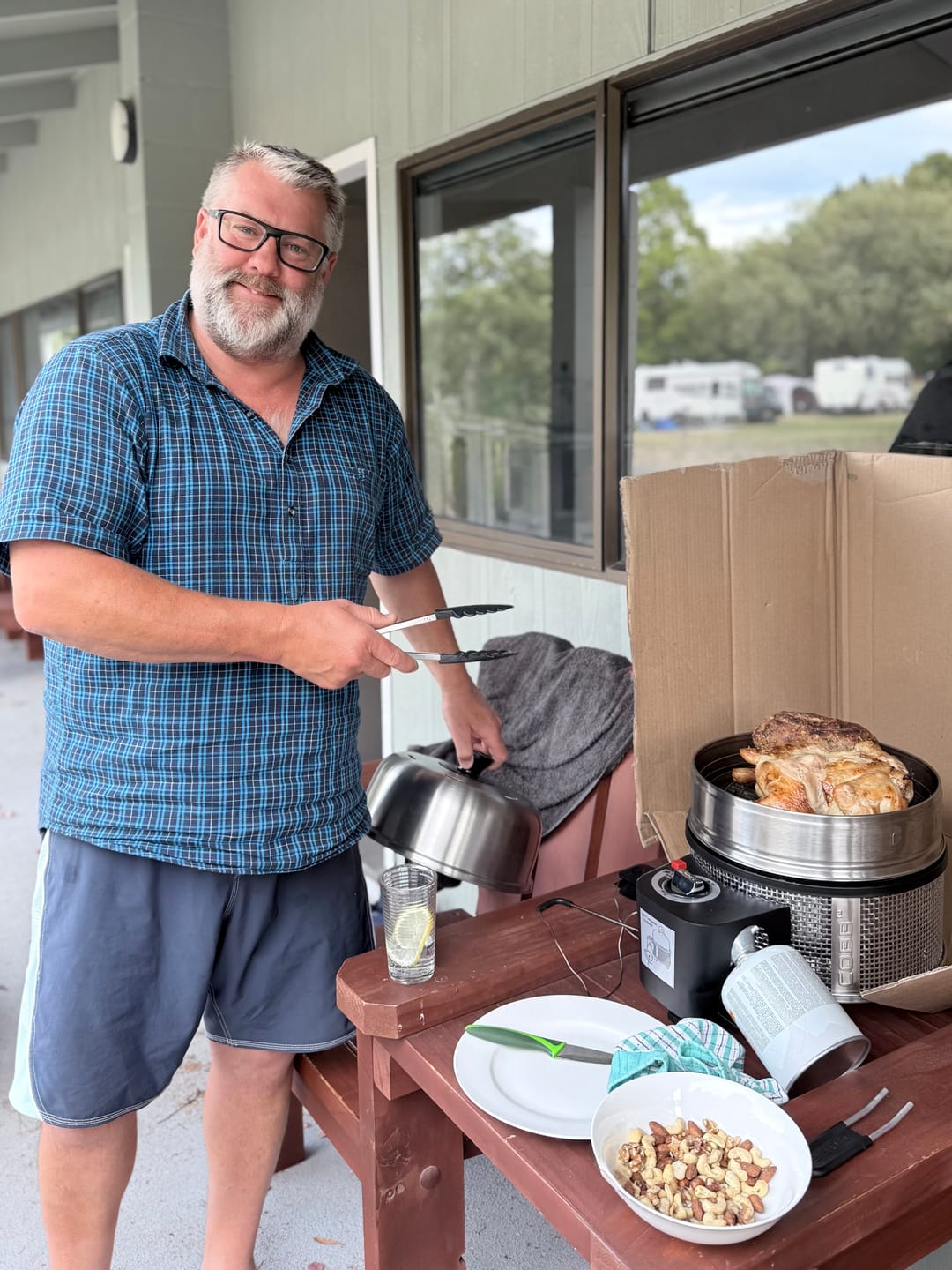 Customer photo review of COBB Grill Gas Bundle