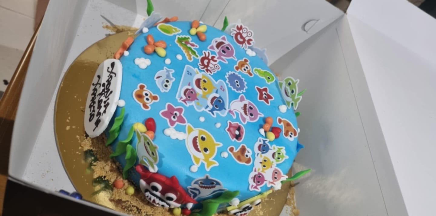 Customer photo review of Βρώσιμα σχέδια σετ Baby Shark 31 τεμ.