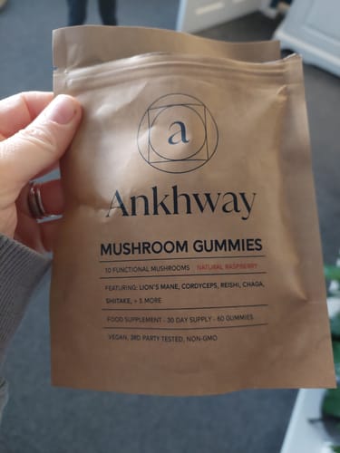 Customer photo review of Mushroom Gummies