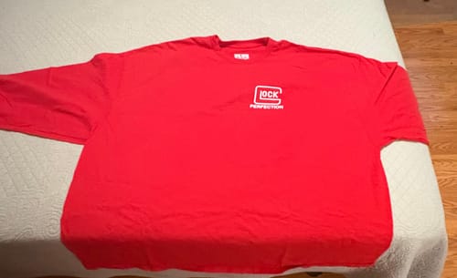 Customer photo review of Glock Perfection Big Logo T-Shirt