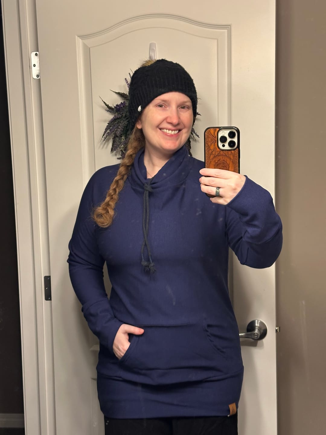 Customer photo review of *Pre-Sale* Cowl Sweatshirt (FLEECE)