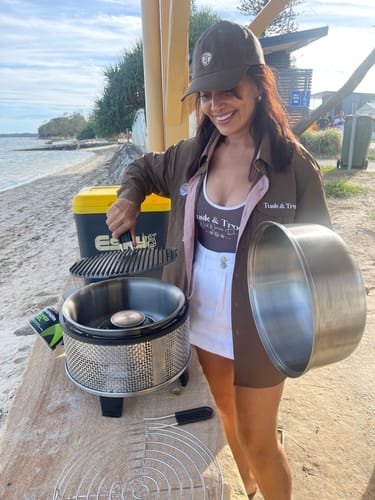 Customer photo review of COBB Grill Gas Bundle