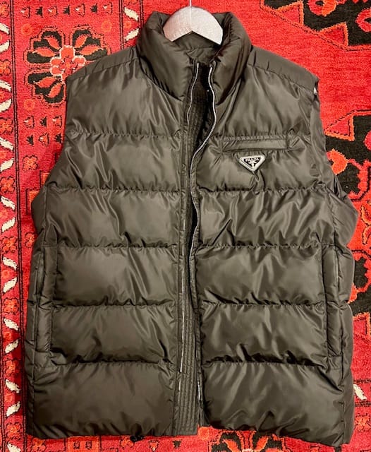 Customer photo review of Black and Brown Vest