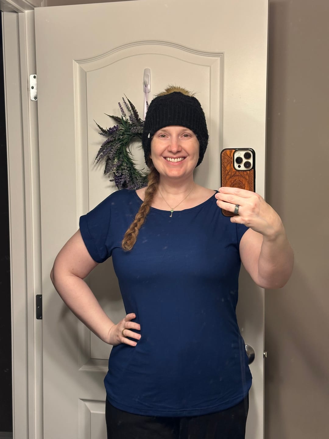 Customer photo review of *Pre-Sale* Cuff Tee