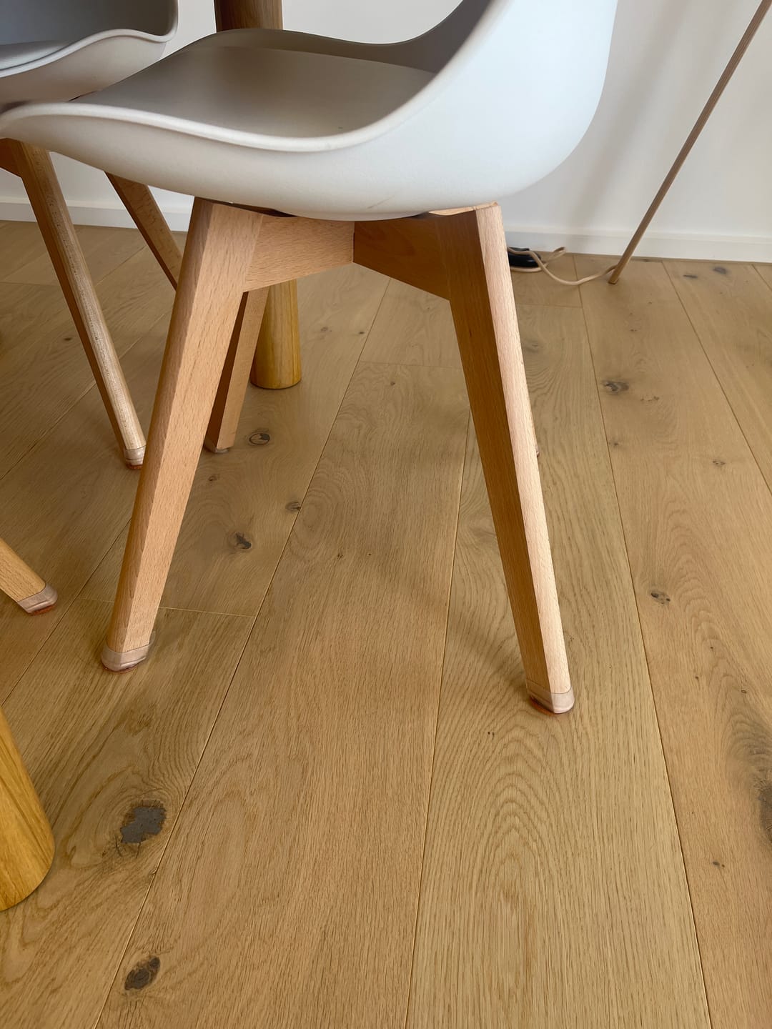 Customer photo review of Groovy Flex Silicone Felt Chair Leg Protectors | Stretchy Edition