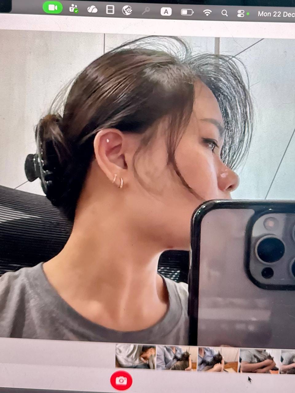 Customer photo review of Gentle Piercing