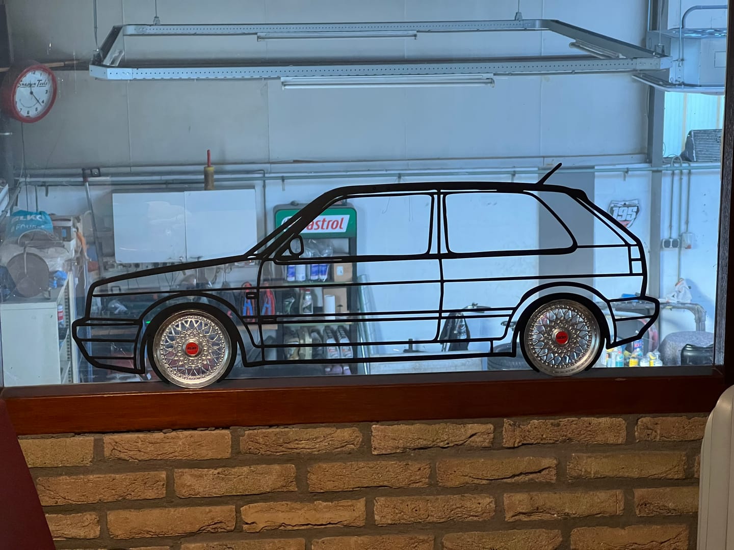 Customer photo review of 1987 Golf GTI Mk2 Metal Silhouette