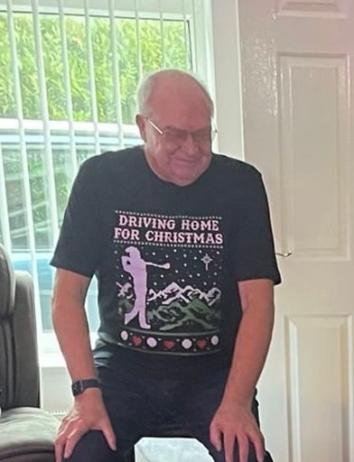 Customer photo review of Golfing Home for Christmas