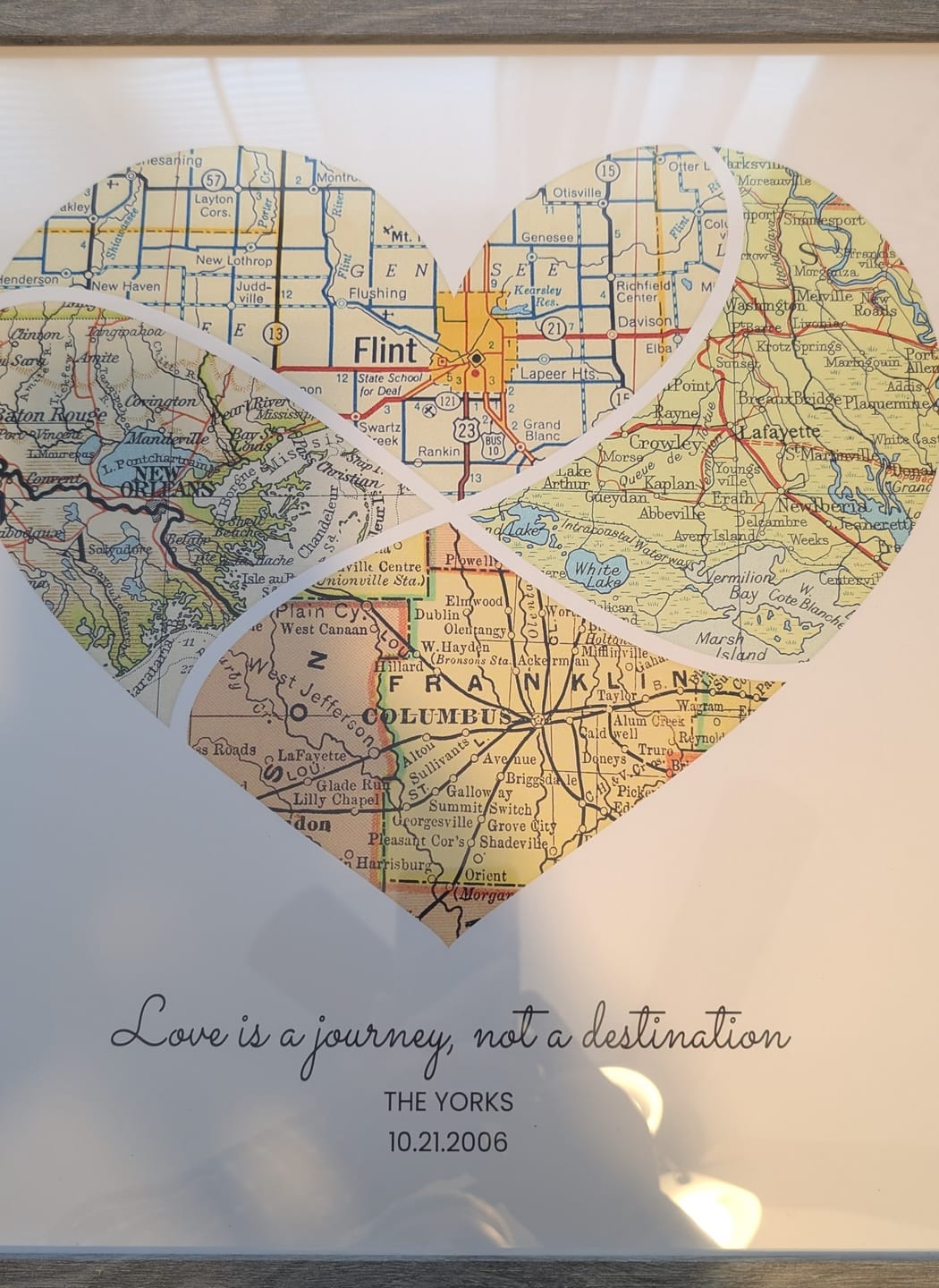 Customer photo review of Milestones Map [Digital Only]