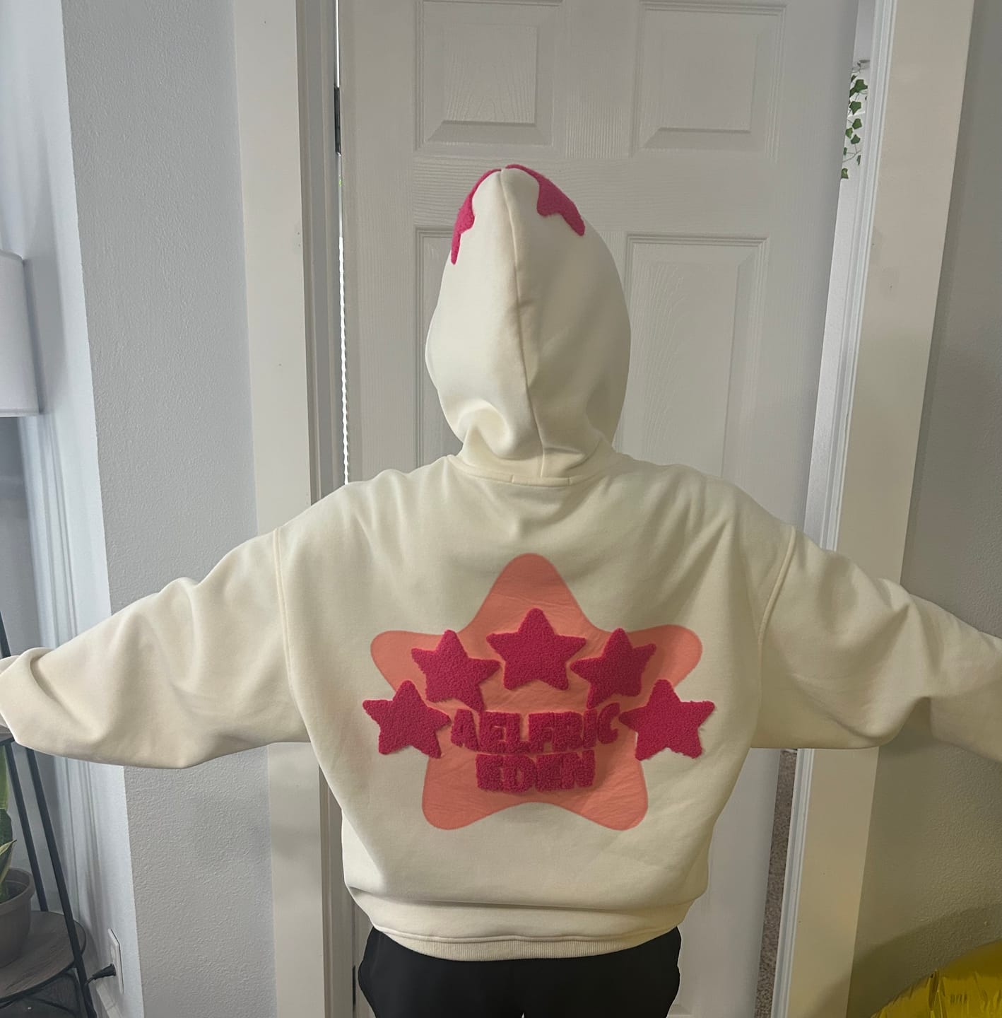 Customer photo review of Aelfric Eden Vintage Embroidery Eden Star V303 Hoodie