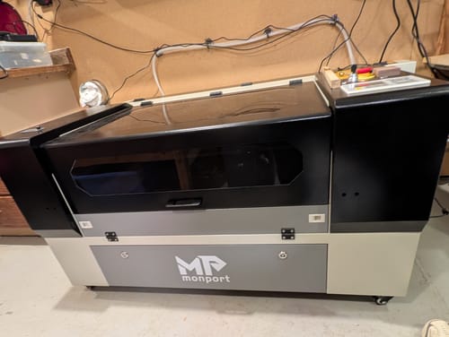 Customer photo review of Monport 90W CO2 Laser Engraver & Cutter (28" x 20") with Autofocus