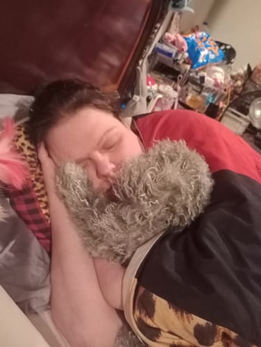 Custom Petslify plush reviewed by Jon G., handmade replica of their pet