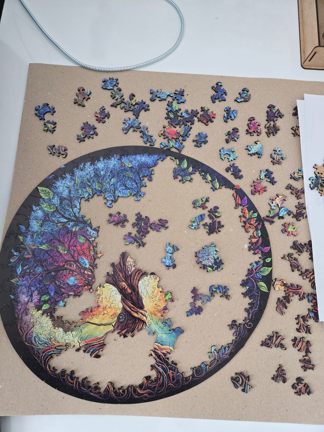 Customer photo review of Hayat Ağacı - Ahşap Puzzle