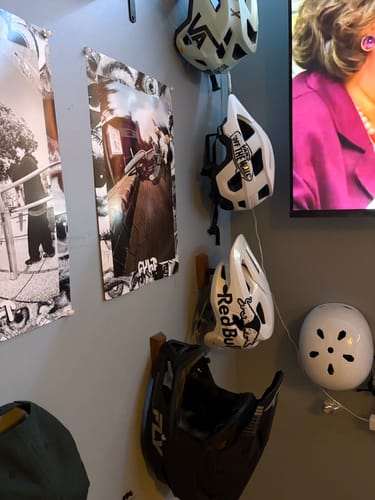 Customer photo review of FLY RACING Rayce Matte Black Helmet (2024) - eMoto / BMX / Downhill Helmet