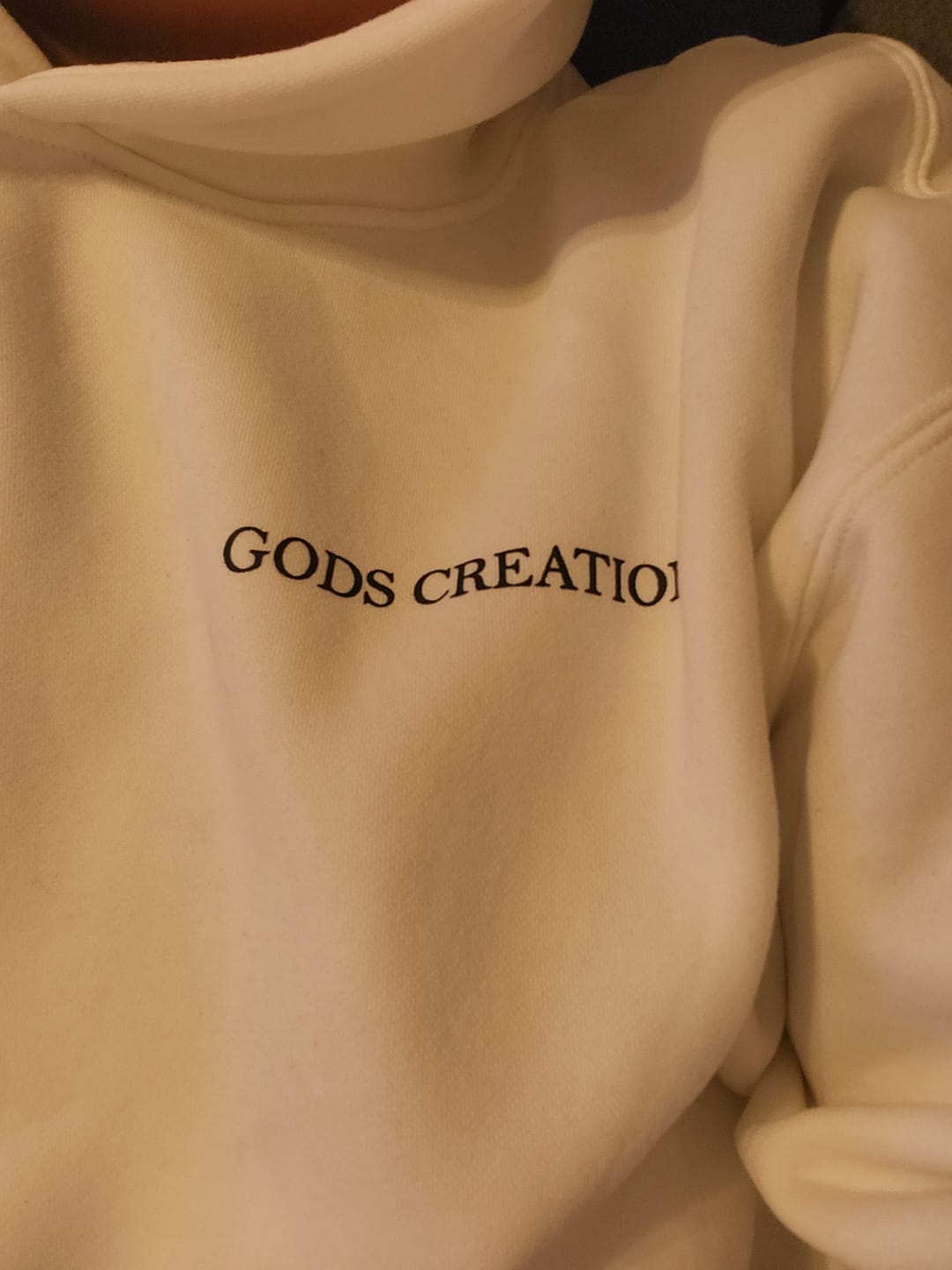 Customer photo review of Fallen Angel Hoodie - White