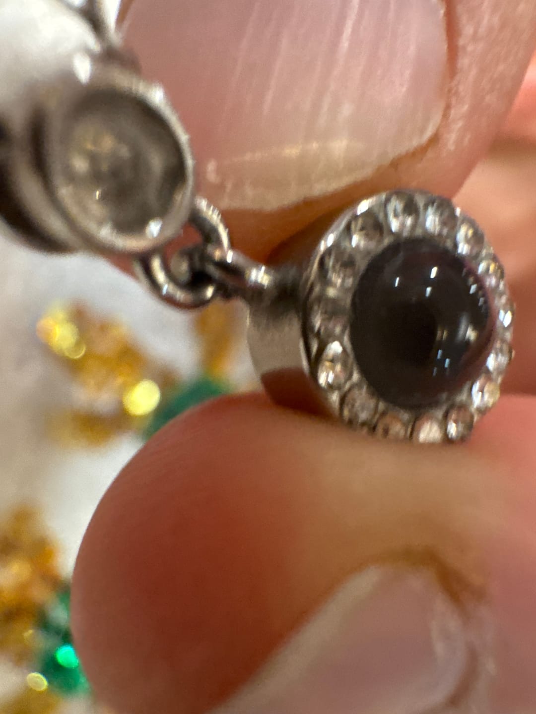 Customer photo review of Halo Photo Necklace