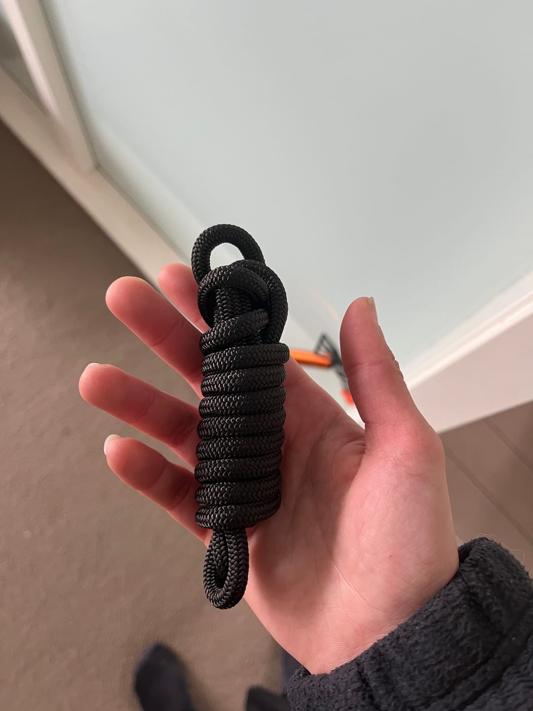 Customer photo review of 6 mm Personal Prusik Cord (1.5m x 6mm)