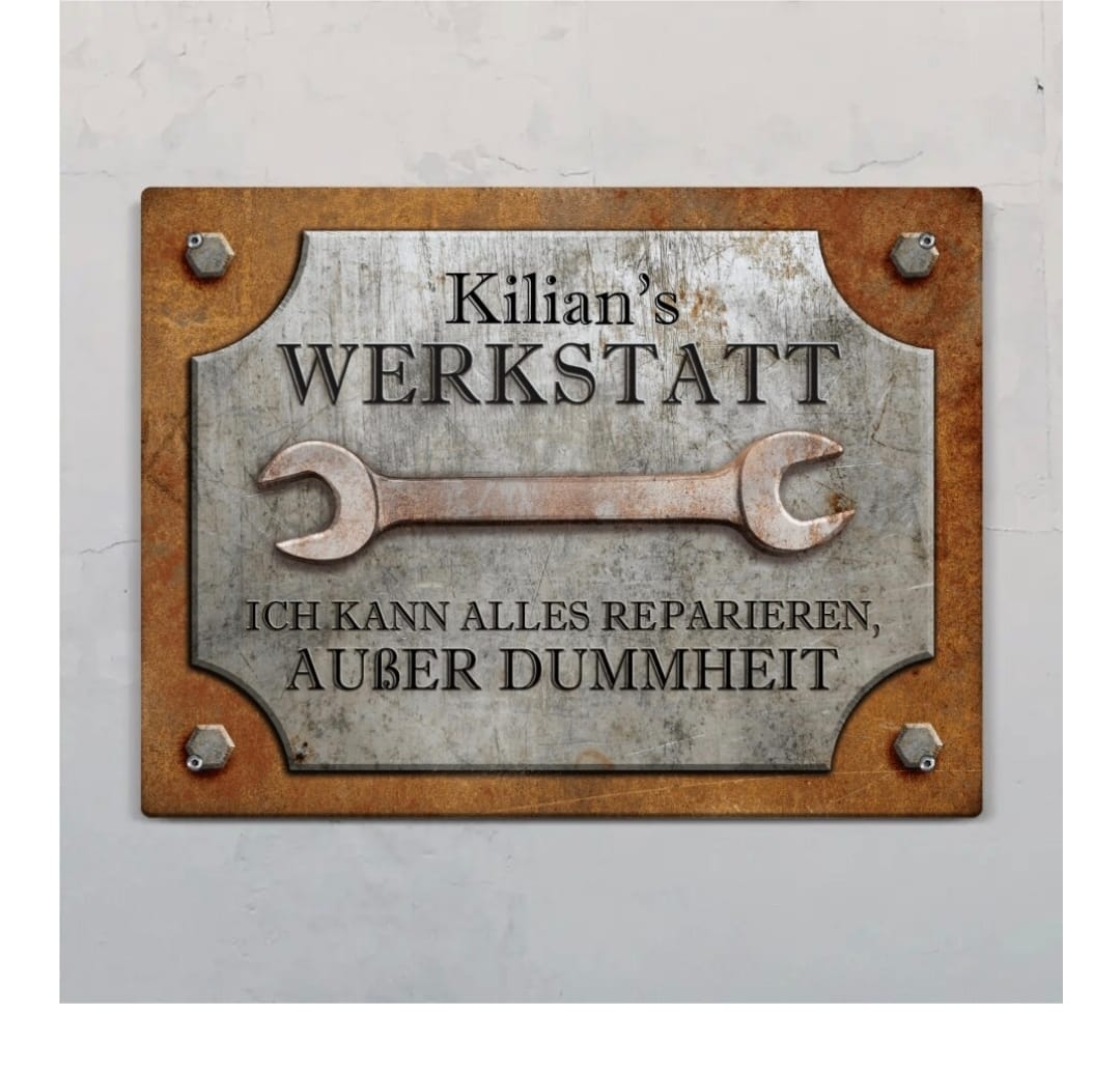 Customer photo review of Für Bastler - Heimwerker-Türschild