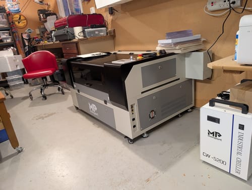 Customer photo review of Monport 90W CO2 Laser Engraver & Cutter (28" x 20") with Autofocus