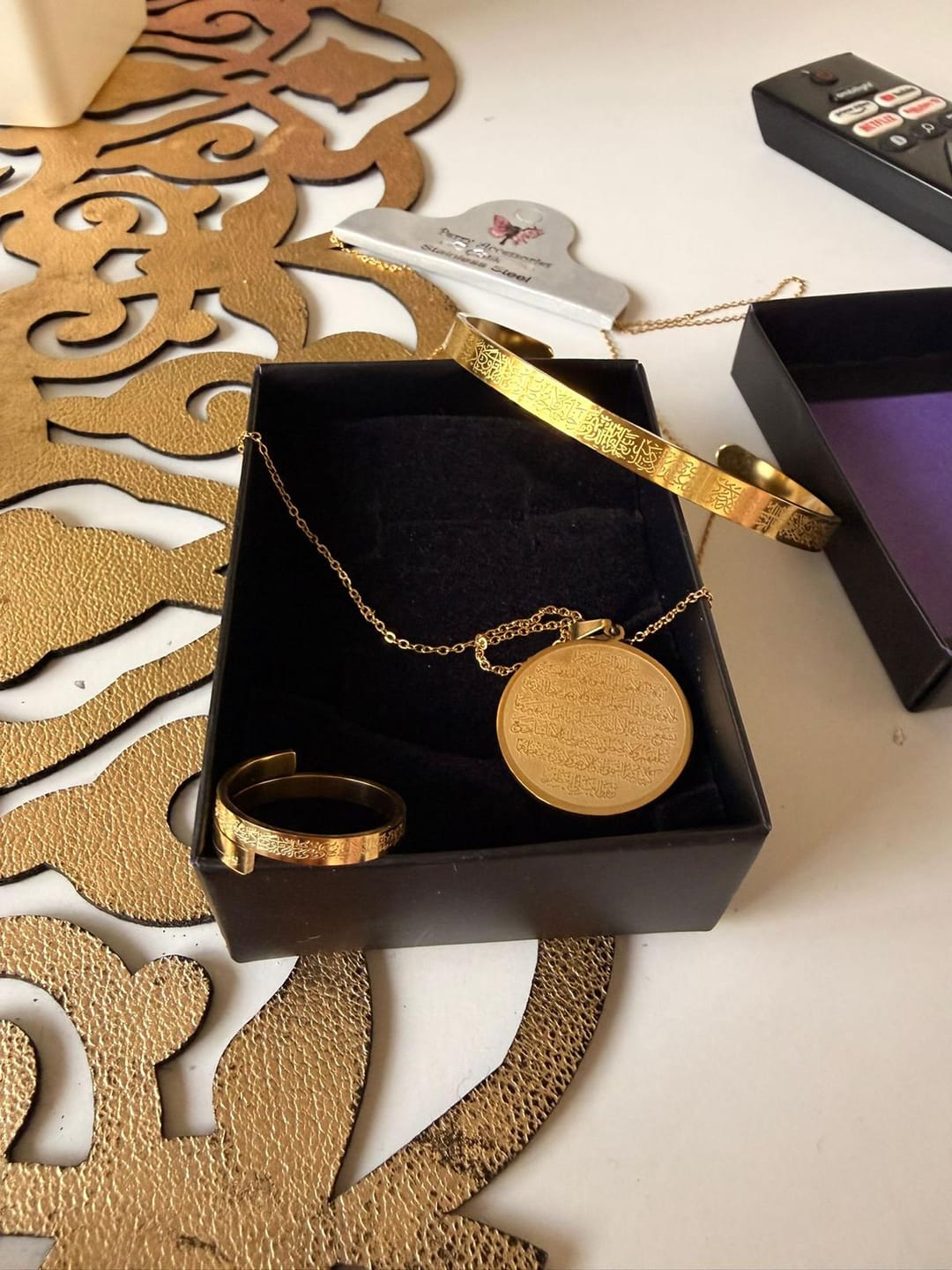 Customer photo review of Minikkoza® Ayet-El Kürsi Setler