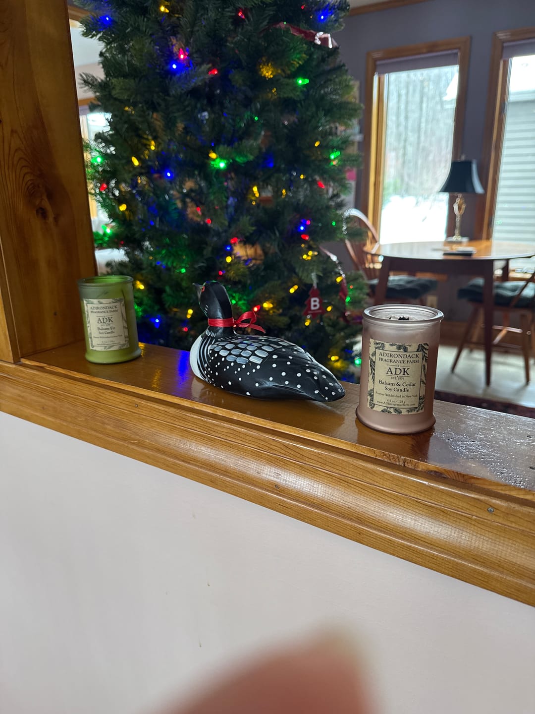 Customer photo review of Balsam & Cedar Candle