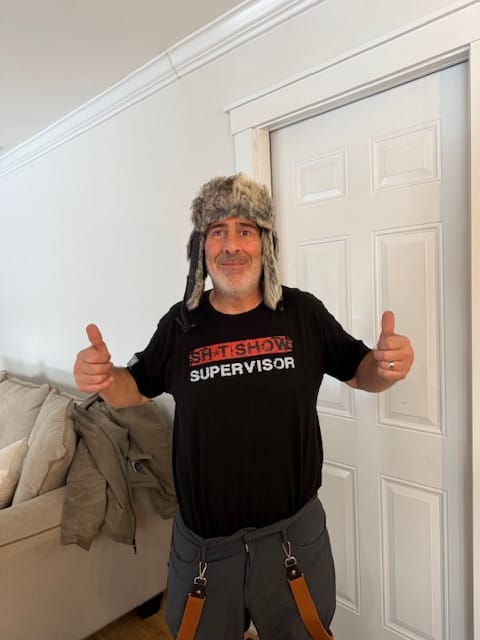 Customer photo review of Sh*t Show Supervisor T-Shirt